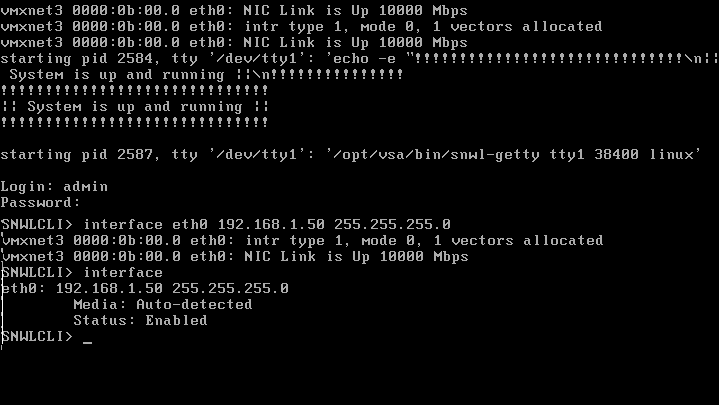 Assign IP and subnet