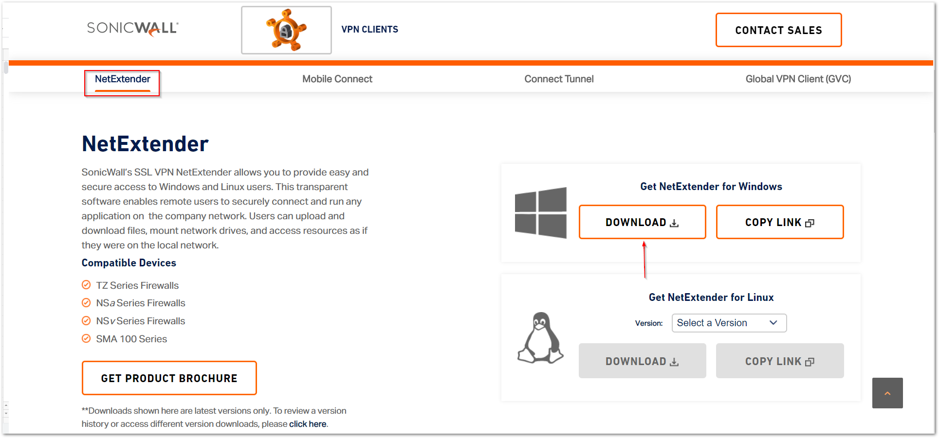 How can I download and install NetExtender for Windows? SonicWall