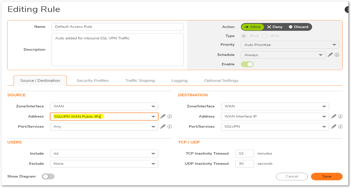 How to Disable Virtual Office Portal Access | SonicWall