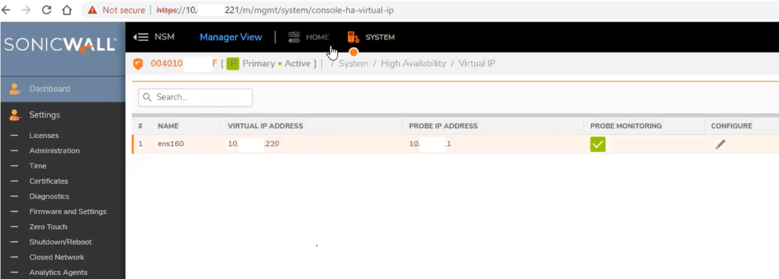 NSM On-Prem Closed network guide | SonicWall