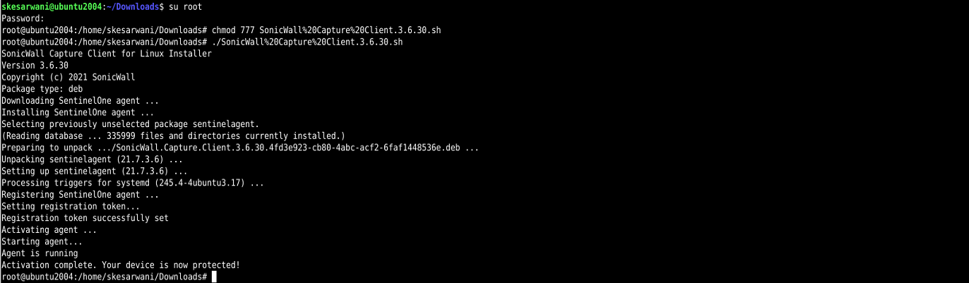 Capture Client Linux Agent - Useful Commands