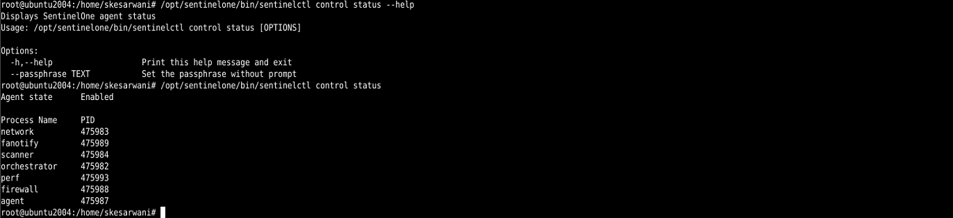 Capture Client Linux Agent - Useful Commands