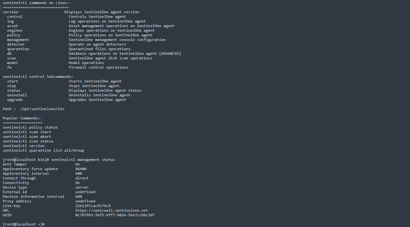 Capture Client Linux Agent - Useful Commands