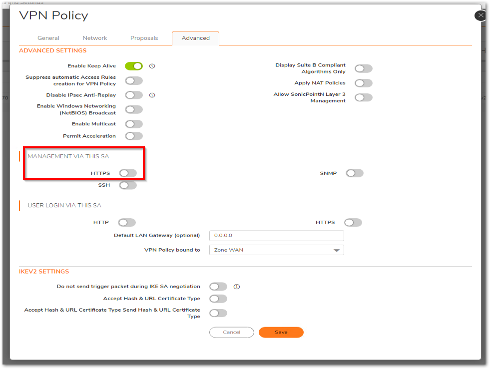 Troubleshooting a "Login failed HTTPS Administrator login not allowed