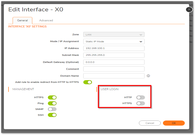 Troubleshooting a "Login failed HTTPS Administrator login not allowed