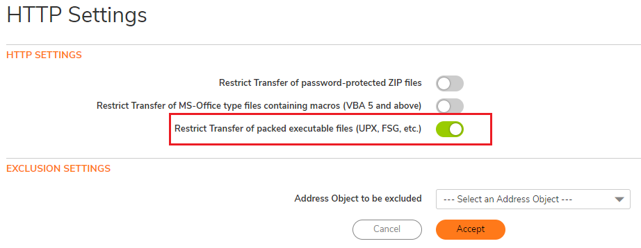 Gateway anti-virus blocking EXE or ZIP files download | SonicWall