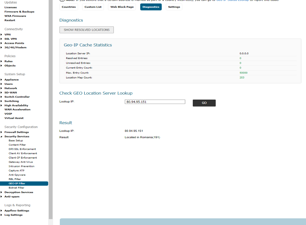 Intermittent Login Full error when trying to manage the firewall